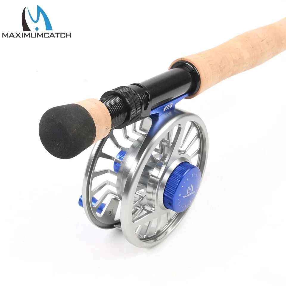 Maximumcatch Amigo Fast Action Fly Fishing Rod 8.6ft/9ft 4-8wt 30T SK Carbon Fiber Fly Rod with Extra Tube