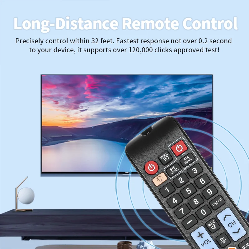 AA59-00784C For Samsung TV Remote Control UN65F6350A UN65F6350AF BN59-01043A UN55F9000 UN55F9000AF UN55F9000AFXZA - view 3