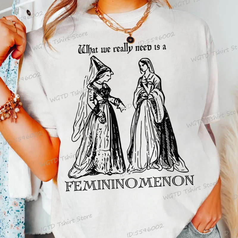 Renaissance Femininomenon Classic Tops Tees Vintage Chappell Roan Shirt Music Fans Gift Retro Graphic Cotton Oversized TShirt