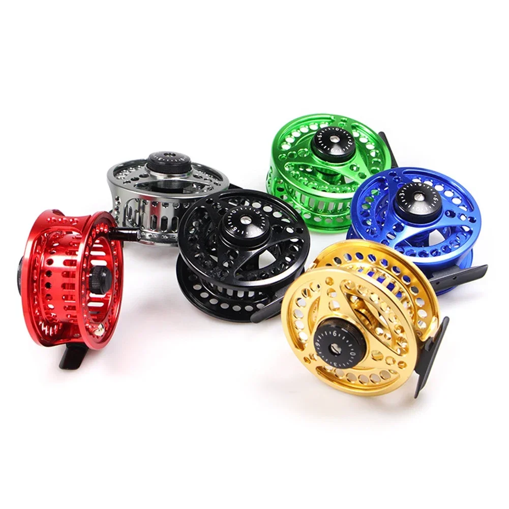 

1pc Fly Reel All Metal CNC Adjustable Unloading Force Cast Weight Saltwater Fly Reel 5/6 Fishing Reel Fishing Gear Accessories