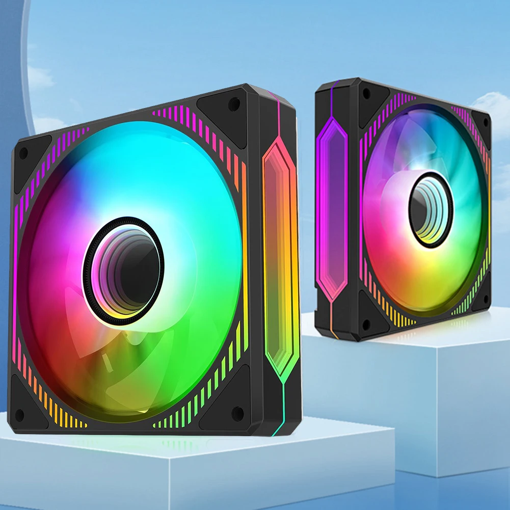 120mm PC Fan 24LEDs 9-blade Lu - Case Fan Controller recension och pris