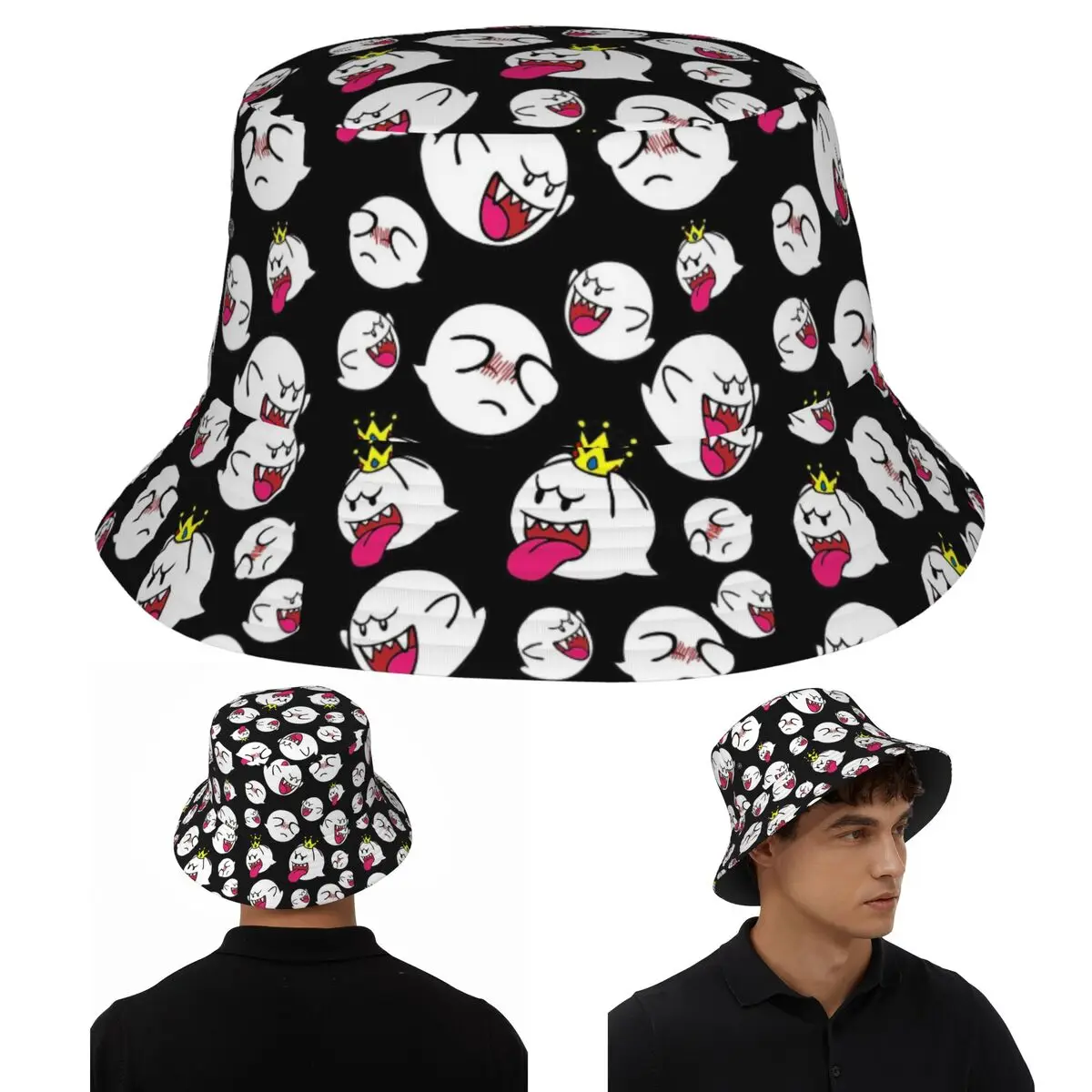 

Панама King Boo Swarm для детей, рыбацкие шапки Боб на лето, рыбацкие шапки унисекс