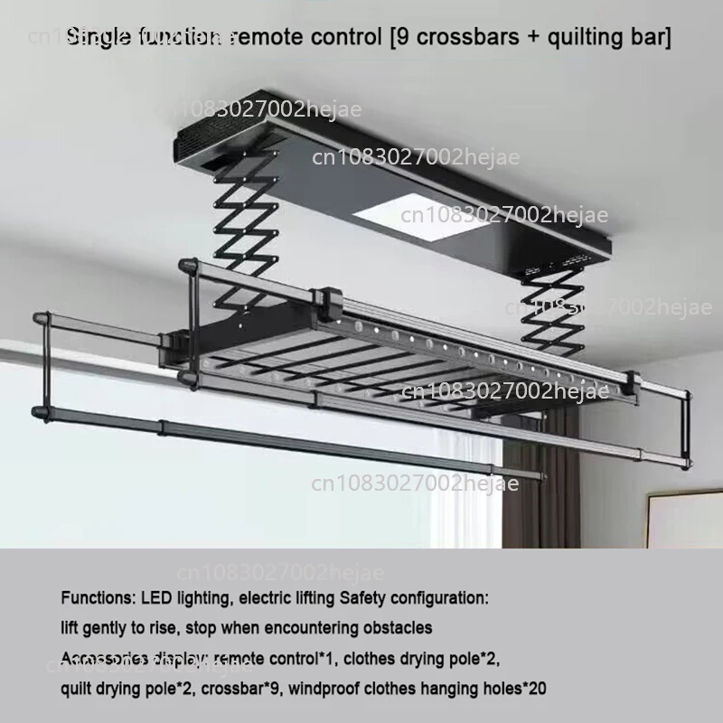

Telescopic Clothes Dryer Electric Clothes Hanger Intelligent Remote Control Lifting Household Clothes Dryer Balcony Four Pole