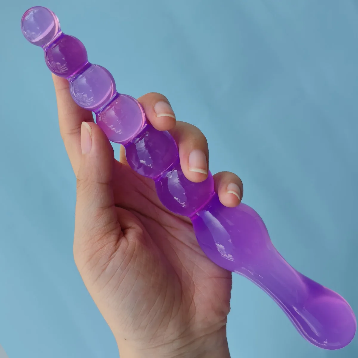 Plug anal de gelatina para mulheres, quintal, bola, massagem de próstata, plug anal, relações sexuais, brinquedo sexual adulto