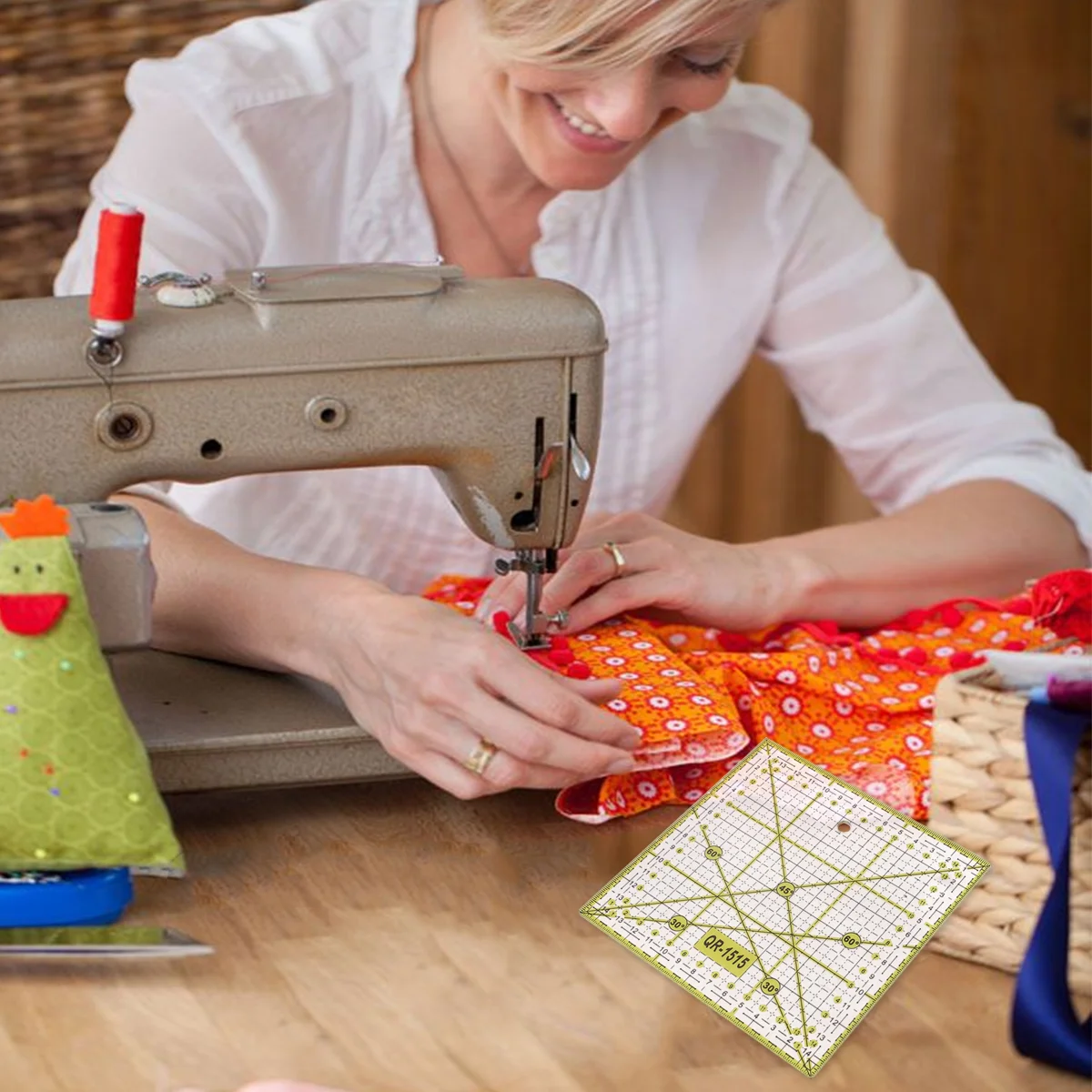 Patchwork Ruler Grid Line Sew Precise Sewing Scale Quilt Quilting Rulers Square Foot