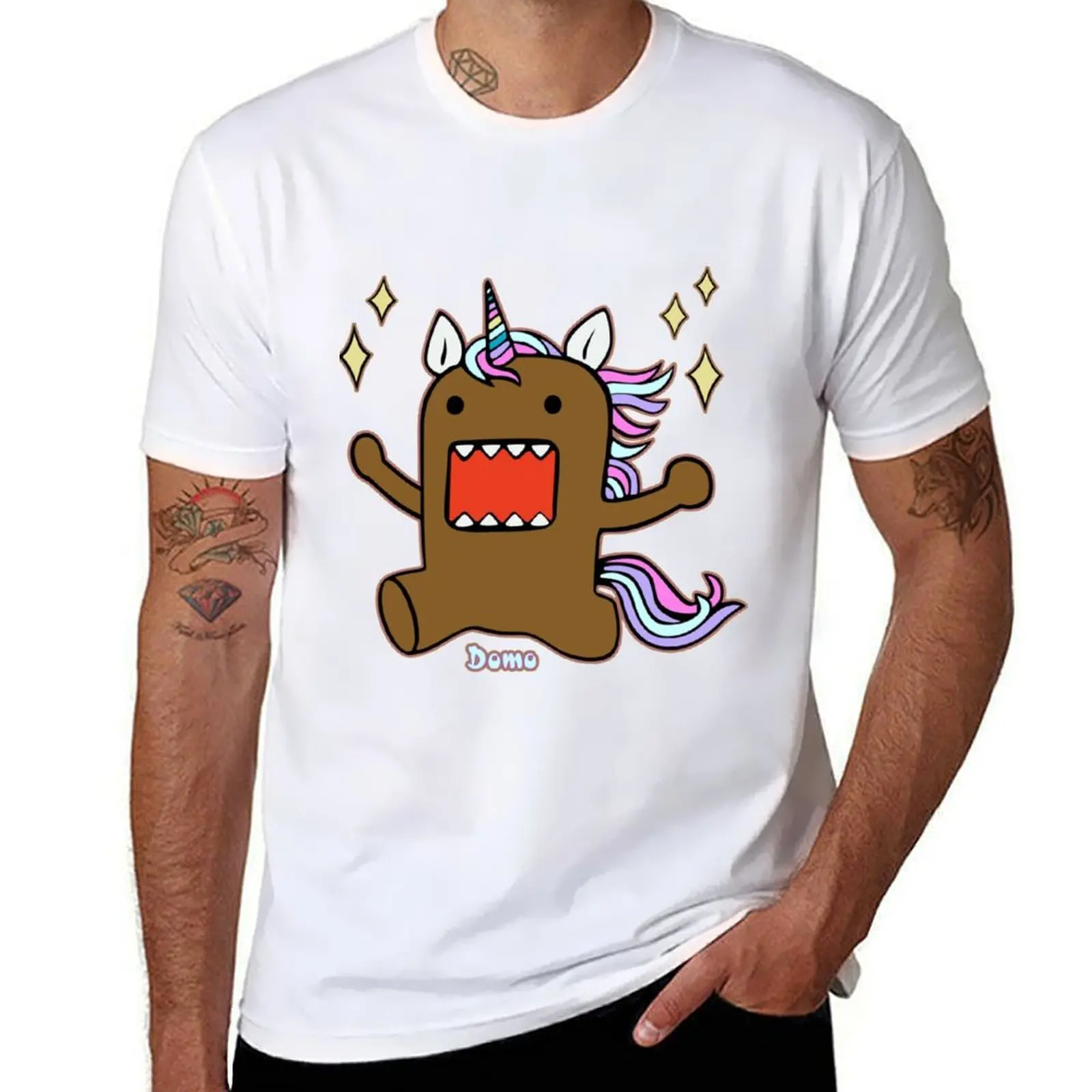 

Domo Unicorn T-Shirt t shirt man designer mens graphic t shirts T-Shirt