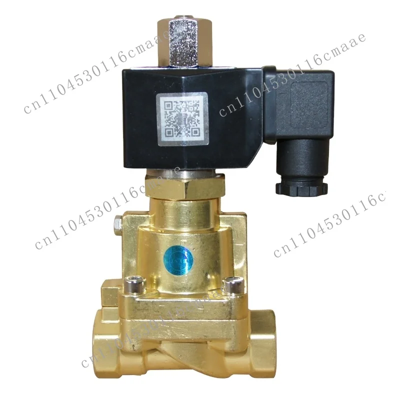 Z152 2 Way Pilot Operated Piston Normally Open Thread Ac220V Dc24V Brass Solenoid Valve for Water