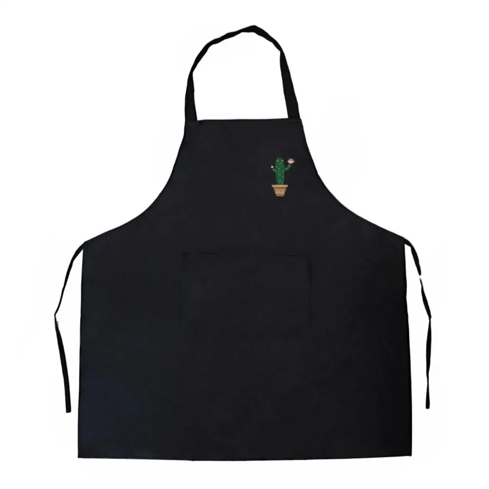 Kitchen Oil Resistant Aprons Cute Cartoon Korean Style Apron Men Oil-proof Rainbow Cactus Home Kitchen Waterproof Women N3H8