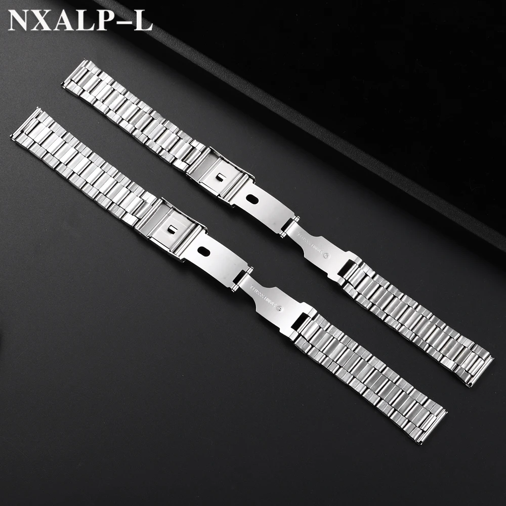 Stainless Steel Strap 18mm 20mm 22mm for Seiko for Rolex Watch Band Universal Accessories Men Women Replacement Bracelet Belt