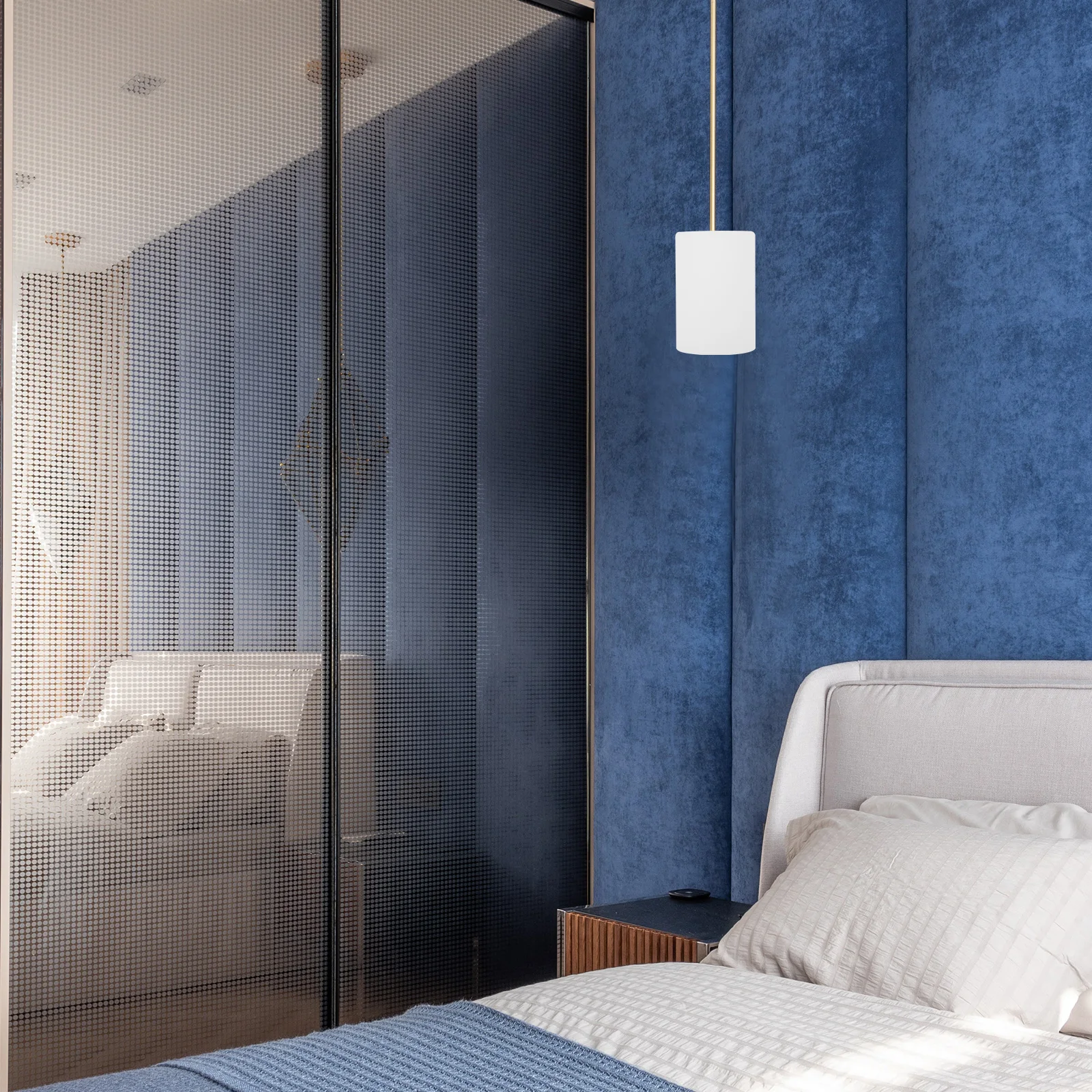 

Milk White Lampshade Cover Organic Replacement Shades for Glass Light Small Cylinder Office