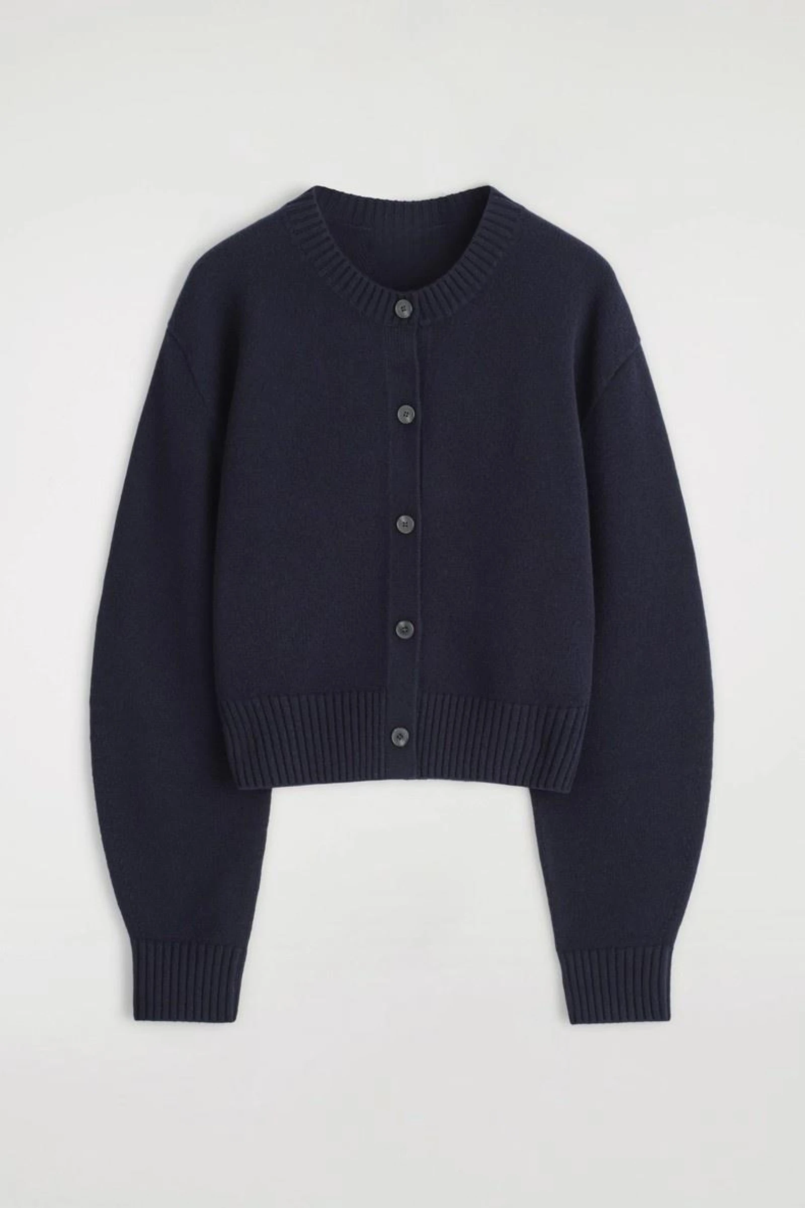 Ethereal MD 2025 كوس الخريف نمط جديد للسيدات عارضة وعصرية النمط القياسي المخلوطة الأزرق الداكن سترة محبوكة #5