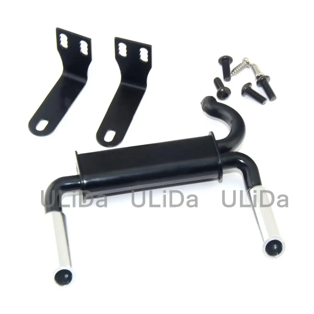 จําลองท่อไอเสียคู่สําหรับ 1/10 TRAXXAS TRX-4 Axial SCX10 90046 RC รถ