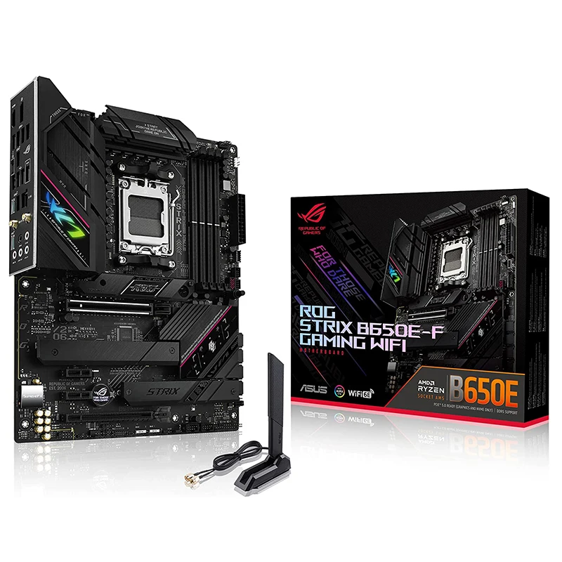 

NEW For ASUS ROG STRIX B650E-F GAMING WIFI Motherboard Socket AM5 For AMD B650 Original Desktop PCI-E 5.0 m.2 sata3 Mainboard