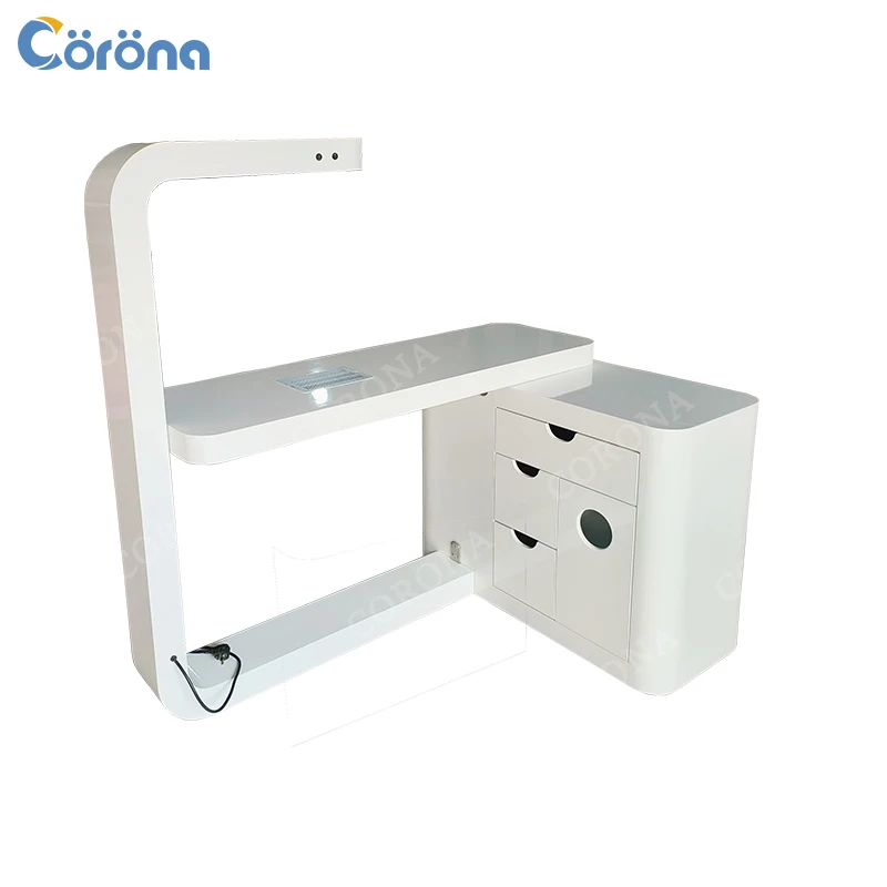 

Salon Furniture Nail Tech Tables Bar Manicure Table With Dust Collector