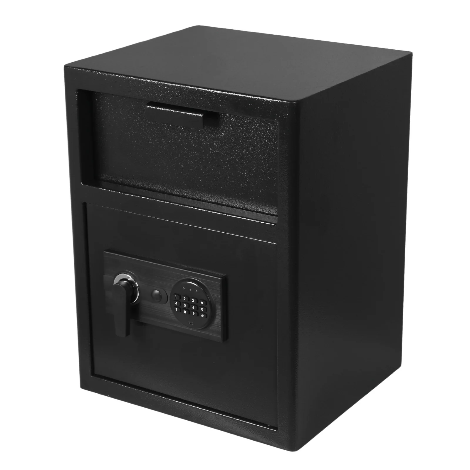 Cofre de seguridad para oficina con combinación digital Caja fuerte antirrobo para depósito digital para el hogar, hotel, restaurante y oficina