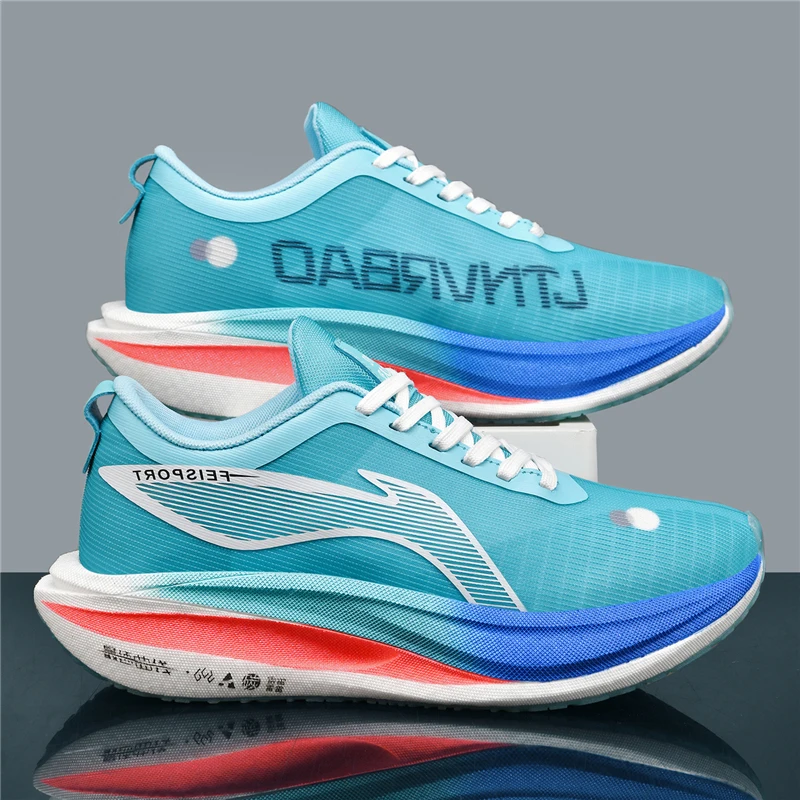 

Мужские кроссовки для бега, уличные нескользящие амортизирующие кроссовки для бездорожья, дышащие кроссовки для соревнований, сетчатые кроссовки для пар, роскошная модная обувь