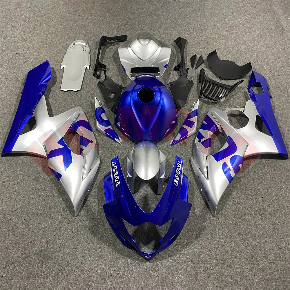 Motorcycle Fairing Kit Fit For GSX-R1000 GSXR1000 2005 2006 K5 K6 Bodywork Set High Quality ABS Injection Silver Blue