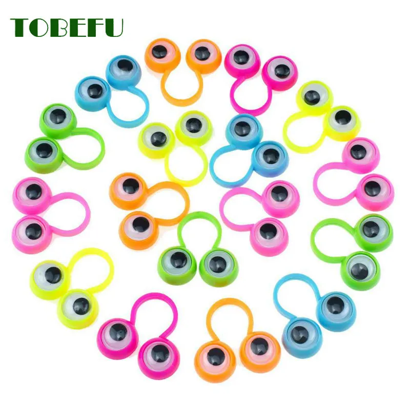 5/10/20Pcs Active Eye Ring Children Parent-child Props Cool Practical Jokes Finger Toys personality Event Giveaway Gags Gifts