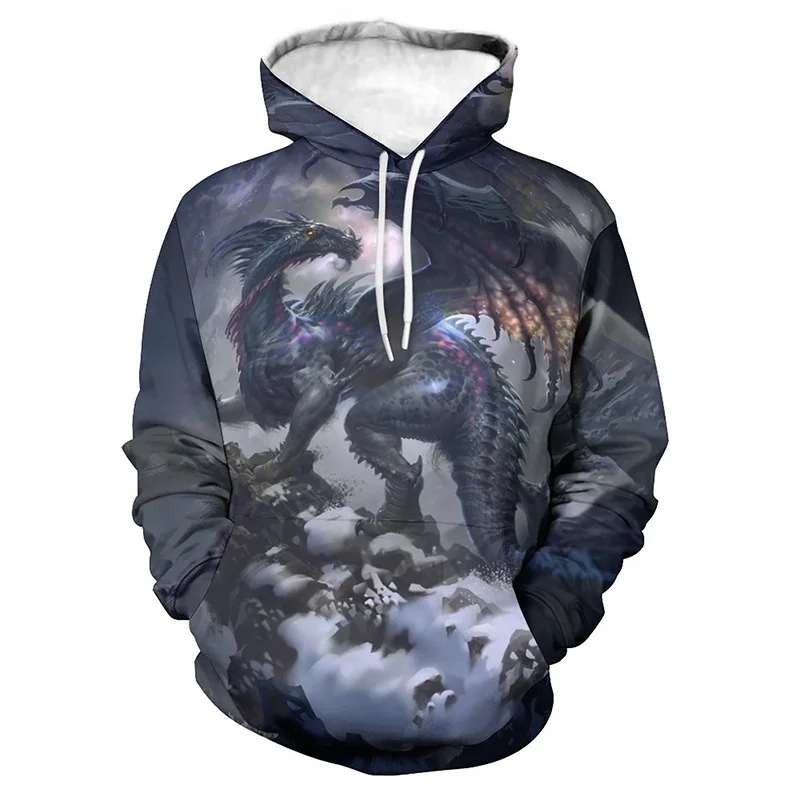 New Dragon 3D Printed Men/Women Hoodies Streetwear Boys Girls Fashion Sweatshirt Autumn And Spring Male/Female Clothes Jackets