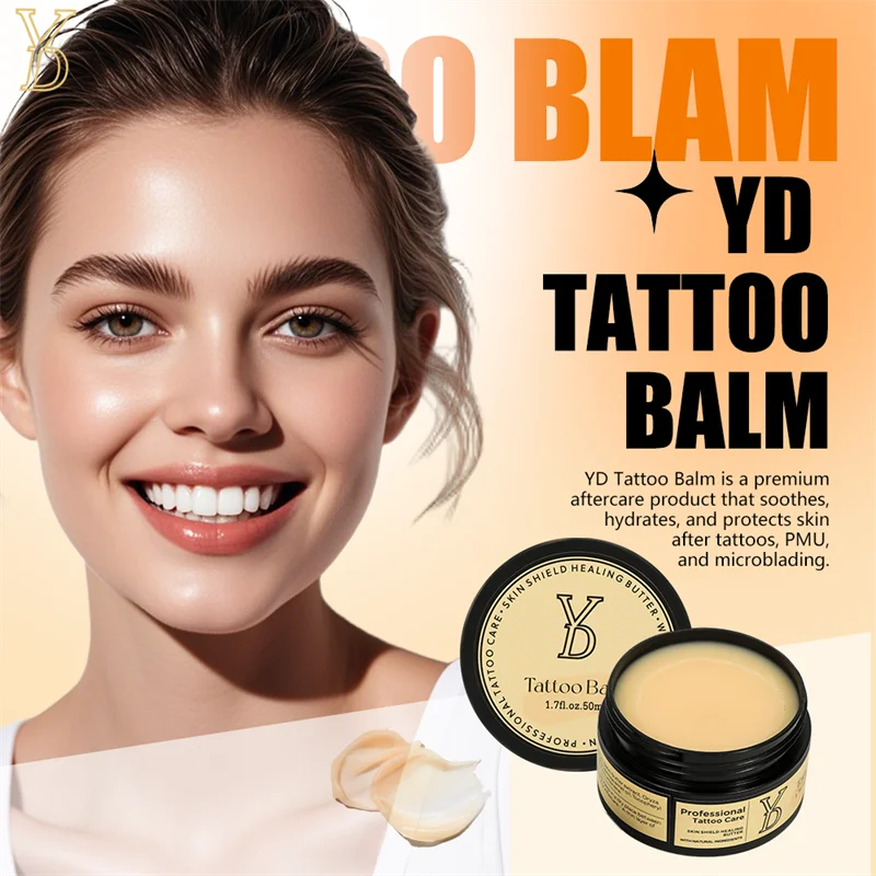 YD Tattoo Aftercare Butter Balm Repair Tattoo Moisturizer Skin for PMU Microblading Tattoos Recovery Cream W/ Natural Ingredient - Image 2