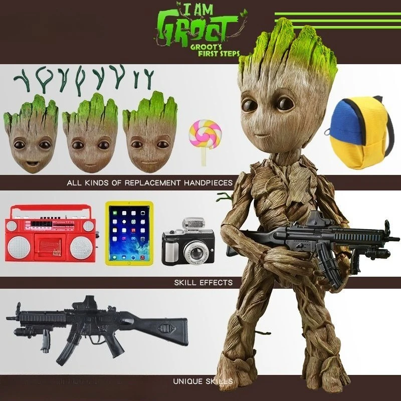 nuovo Groot carino personalità creativa personalità kawaii buon valore per bambini periferiche congiunta action figure modello giocattolo presente