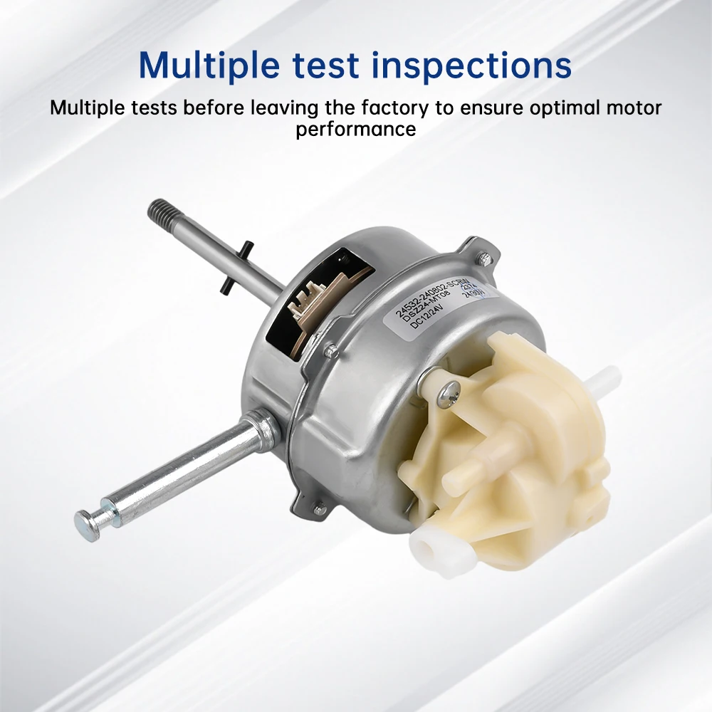 DC9-28V Bürstenloser Motor 28W 1450 U/min Schwenkkopf-Lüftermotor Geräuscharm Doppellager Tischventilator Wandmontierter Lüftermotor – Detail 10