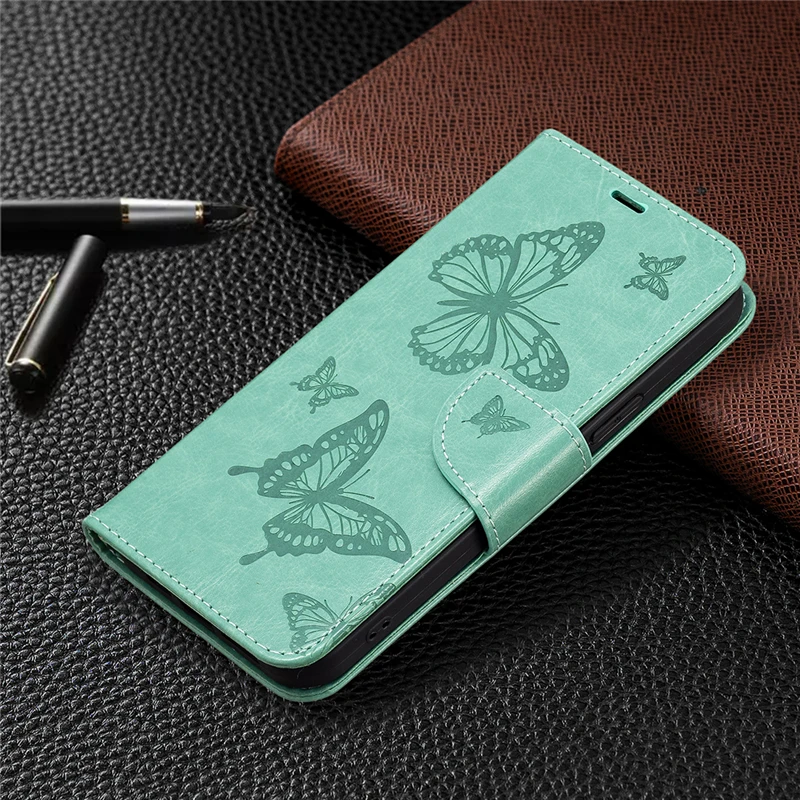 Leather Case For Huawei Mate 30 Pro P50 Pro P40 Lite E P30 P20 P Smart Plus 2019 Nova 5i 4E 3i Butterfly Flip Wallet Book Cases