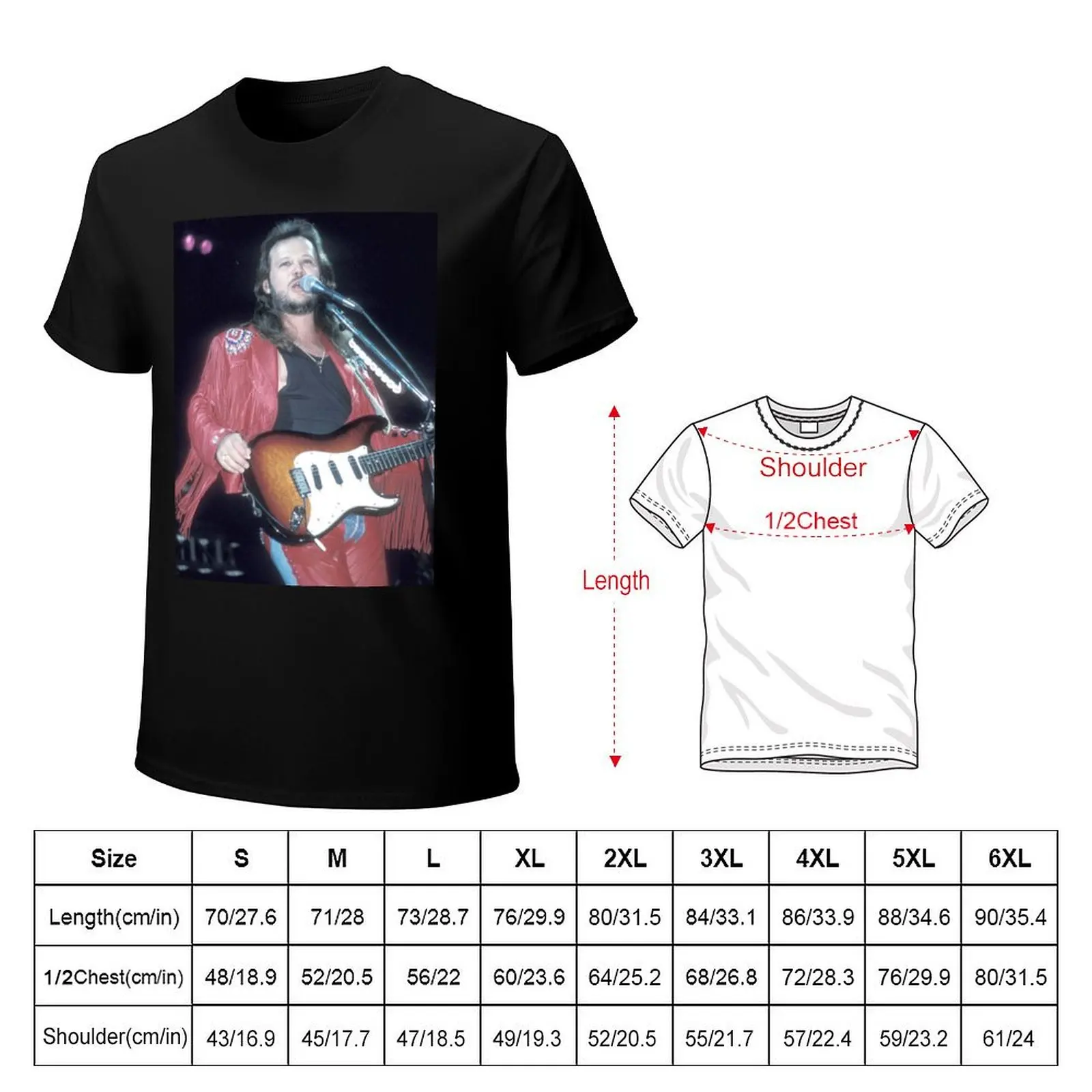 Travis Tritt Photograph T-Shirt man clothes cotton graphic tees Men's t-shirts