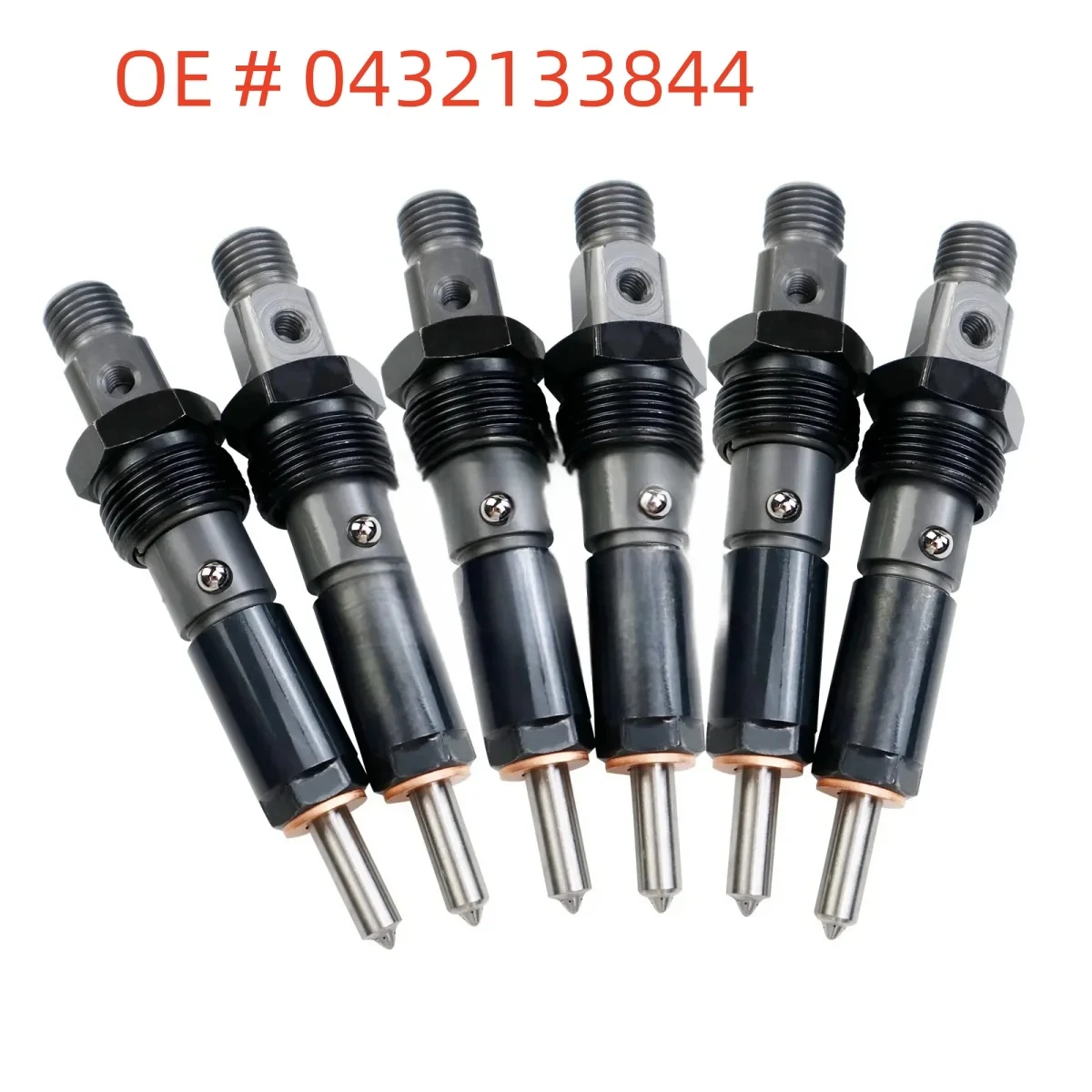 

High quality Brand New 6PCS 0432133844 supply engine parts fuel pump parts injector assembly For Cummins