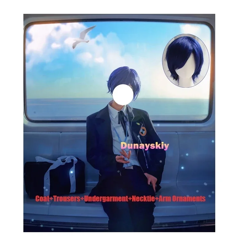 Game Person 3 Cosplay Anime Shin Megami Tensei cos Minato Arisato Junpei Iori Man school uniform Cosplay Costume Custom Made