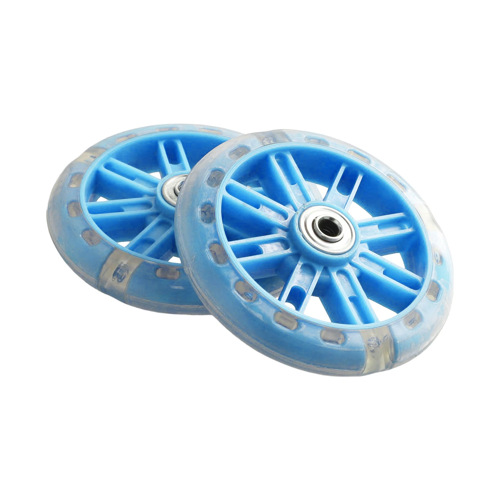 LED Flash Scooter Wheel 110mm Children Scooter Replacement Wheels 5 Colors Lighting Outdoor Bike Accessories Bearing Assist Tool