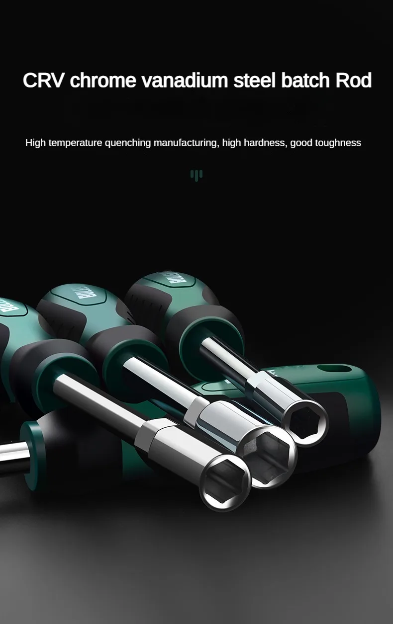 Sechskant-Steckschlüssel-Schraubendreher, 5–14 mm, mehrere Größen, Schraubenschlüssel, Mutternschlüssel für Automotive, mechanische Heimreparatur, Sechskantschlüssel-Handwerkzeuge – Detail 5