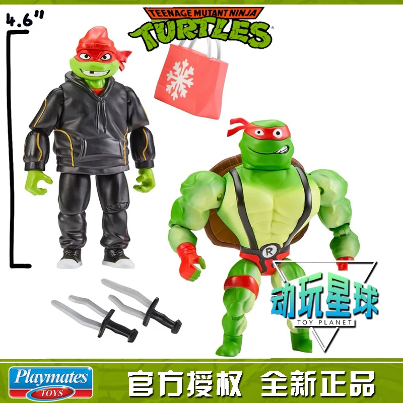 ตุ๊กตาเต่านินจาสีสันสดใส รุ่นโรงละคร ฉบับกล้ามโต ราคาแพง ของสะสมจากภาพยนตร์การ์ตูน ฟิกเกอร์โมบาย T