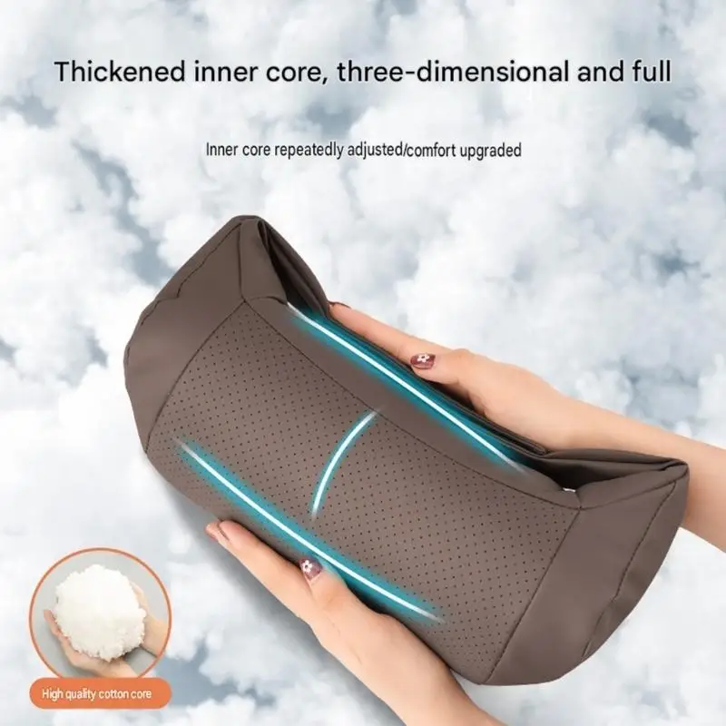 31BC Car Neck Support Pads Headrest Cushion with Concealed Closure 1 Pair Design