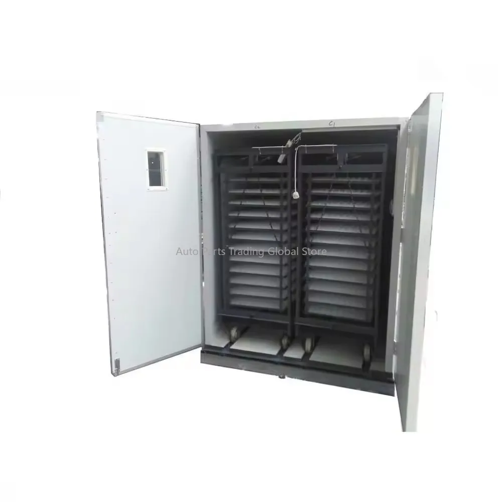 Industrial Automatic Egg Incubator 10000 Eggs/Trolleys Capacity 12672 Eggs For Farm Poultry 220V For Duck & Turkey