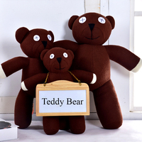 1 Piece 23cm/35cm Mr. Bean Teddy Bear Animal Plush Toy Soft Cartoon Brown Character Doll for Kids Kids Gift Toy Christmas Gift