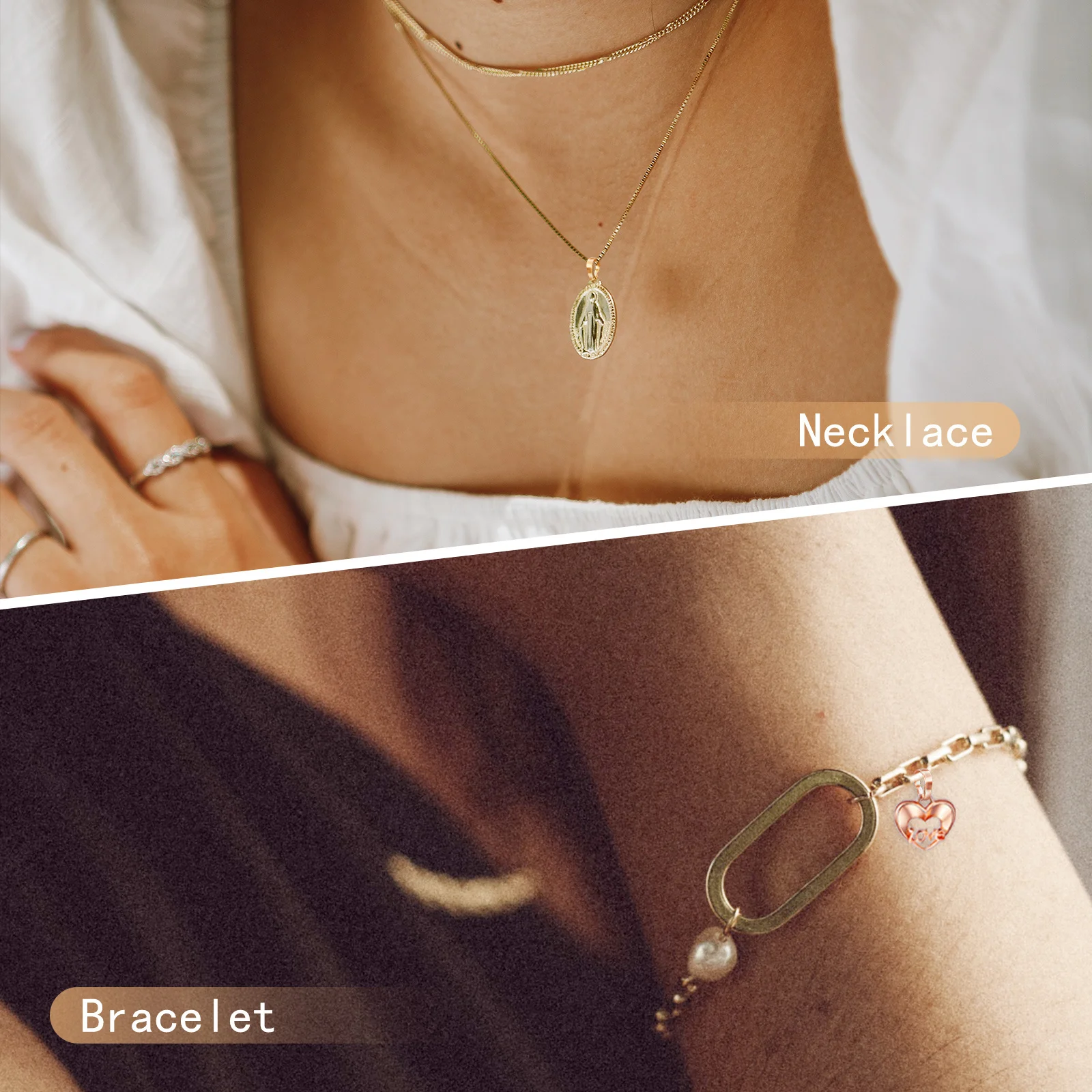 

40Pcs Necklace Pendant Clasp Pinch Bails for Jewelry Making Copper Electroplated DIY Connector Charm Holder Easy to Use No Tools