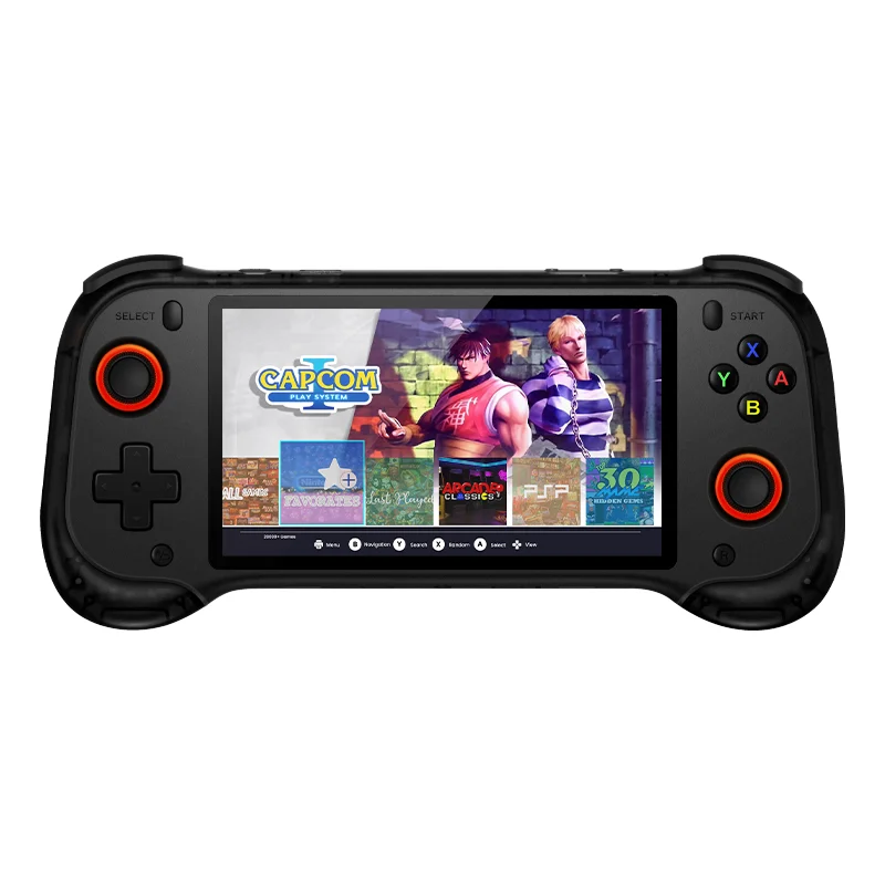 QRD Vortex F5 Portable Retro Game Console 5.5'' IPS Screen RK3566 Hall Joystick Multiplatform Video Game Player image 3