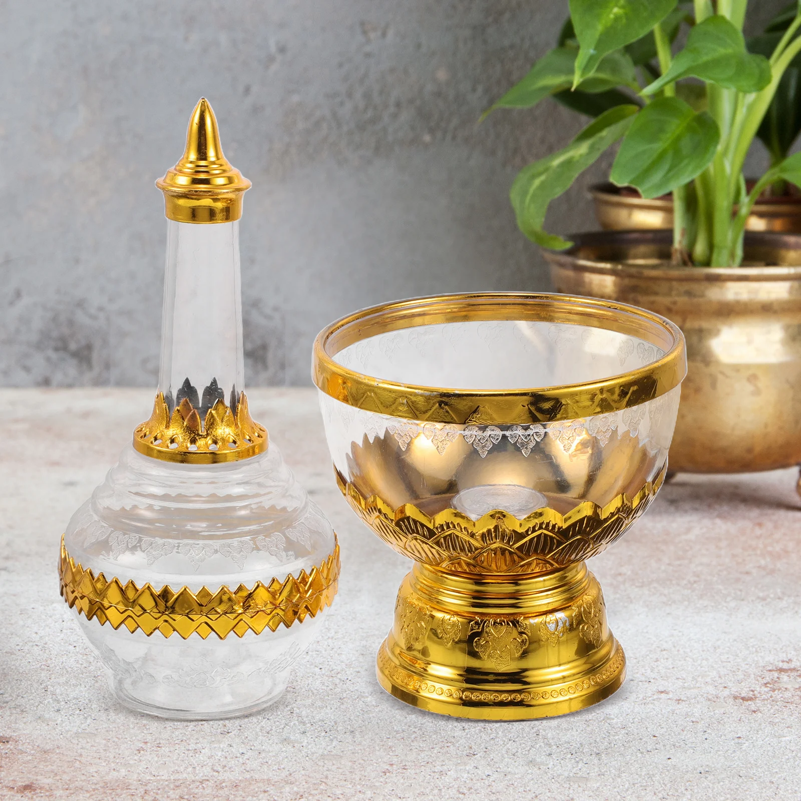 

Drip Bottle Holy Water Cup Empty Containers for Home Religious Blessing Prayer Baptism Offering Shrine Desktop Vessel Buddhist