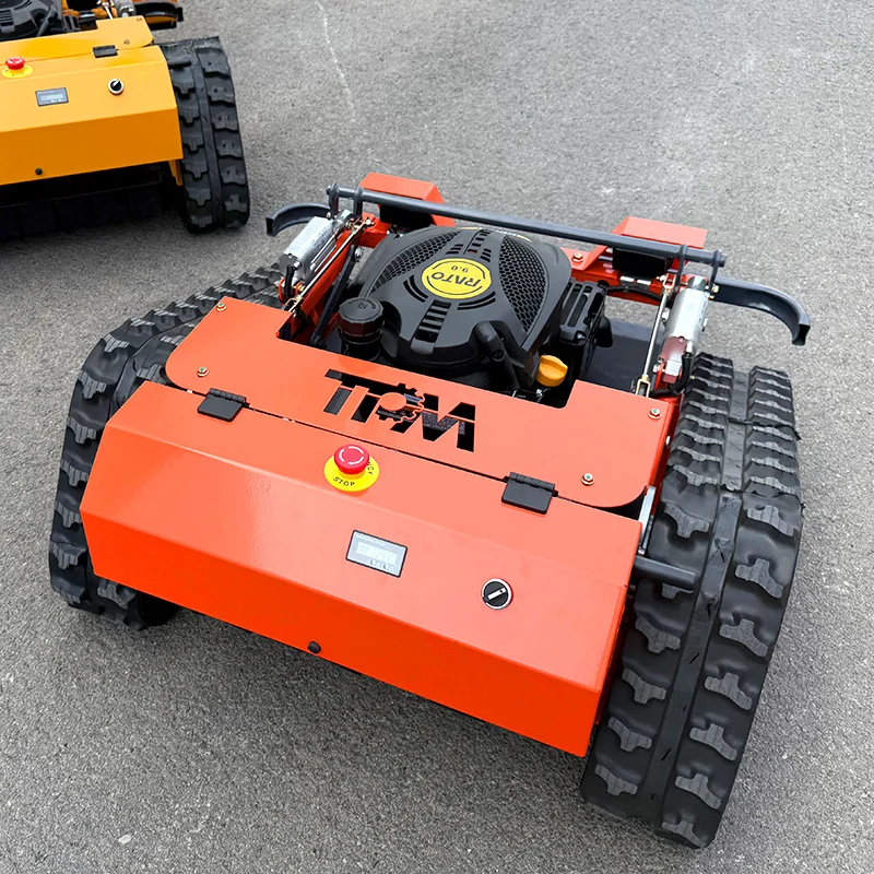 Бесплатная транспортировка газонокосилки с дистанционным управлением, небольшая гусеничная газонокосилка, полностью автоматическая бытовая газонокосилка