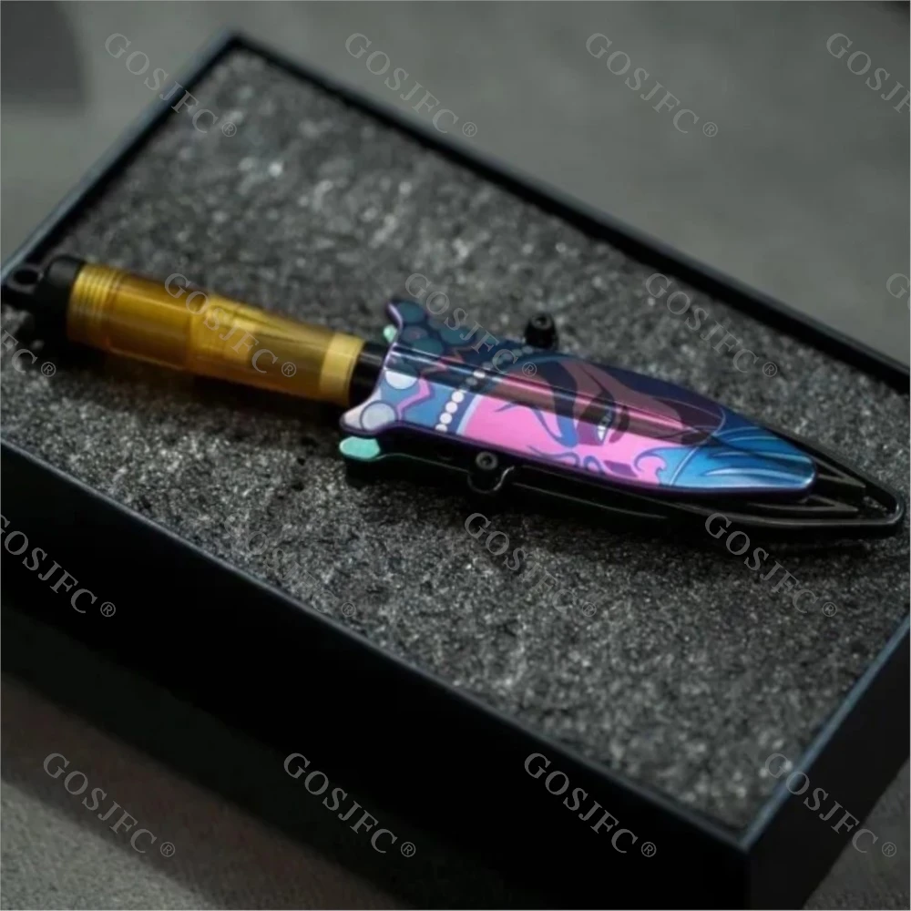 My Joys EDC YINIAN ZHI JIAN Titanium Random Color Fidget Spinner Push Slider Fidget Toys For Adults Stress Relief Toy