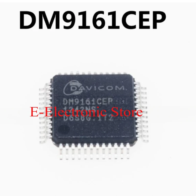 5 unids/lote DM9161CEP DM9161 10/100 Mbps Fast Ethernet capa física transceptor de un solo Chip QFP48