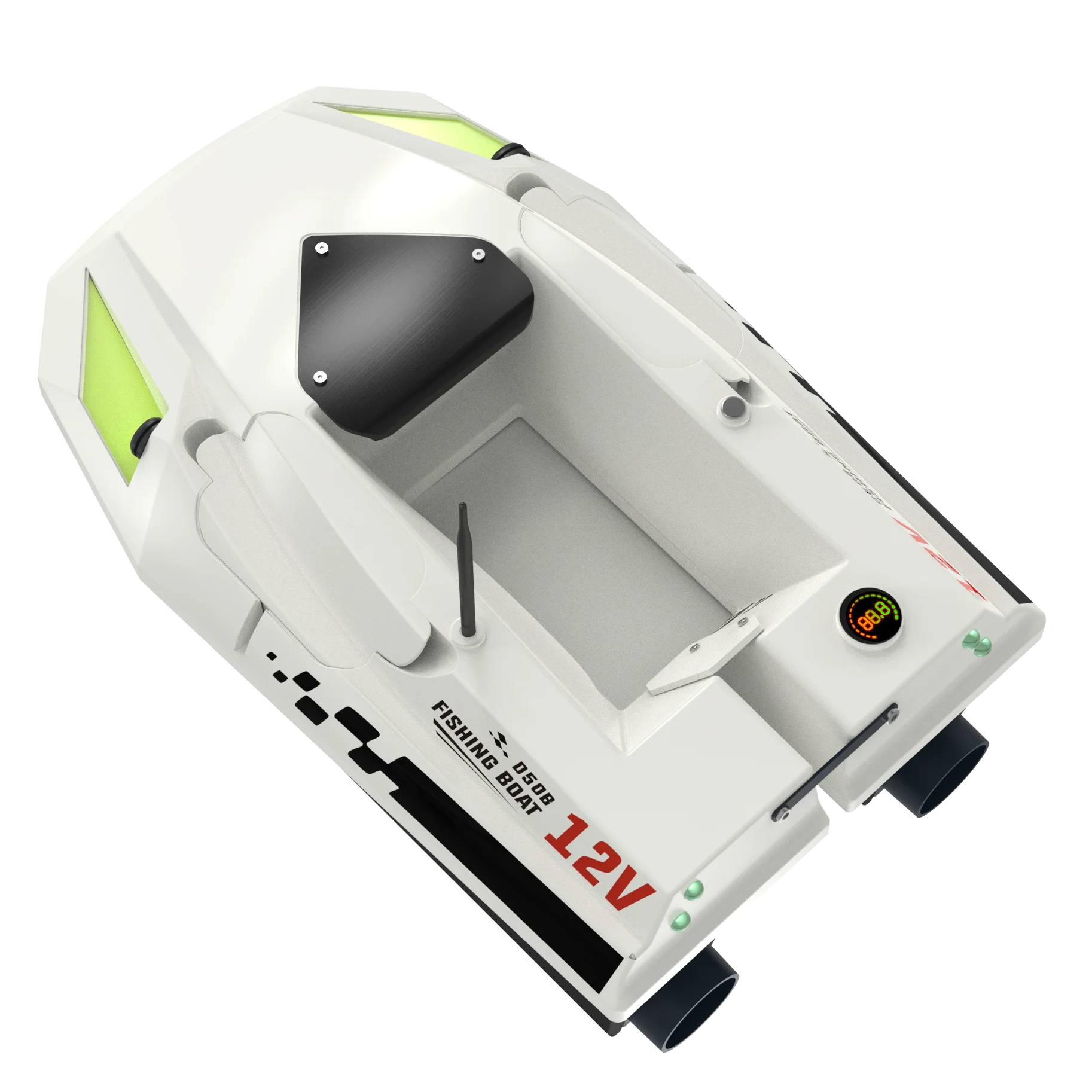 High-Speed RC Navigation Auto Return Fishing Bait Boat with Fish Finder for Carp Fishing Smart Baiting Vessel Tackle Gear