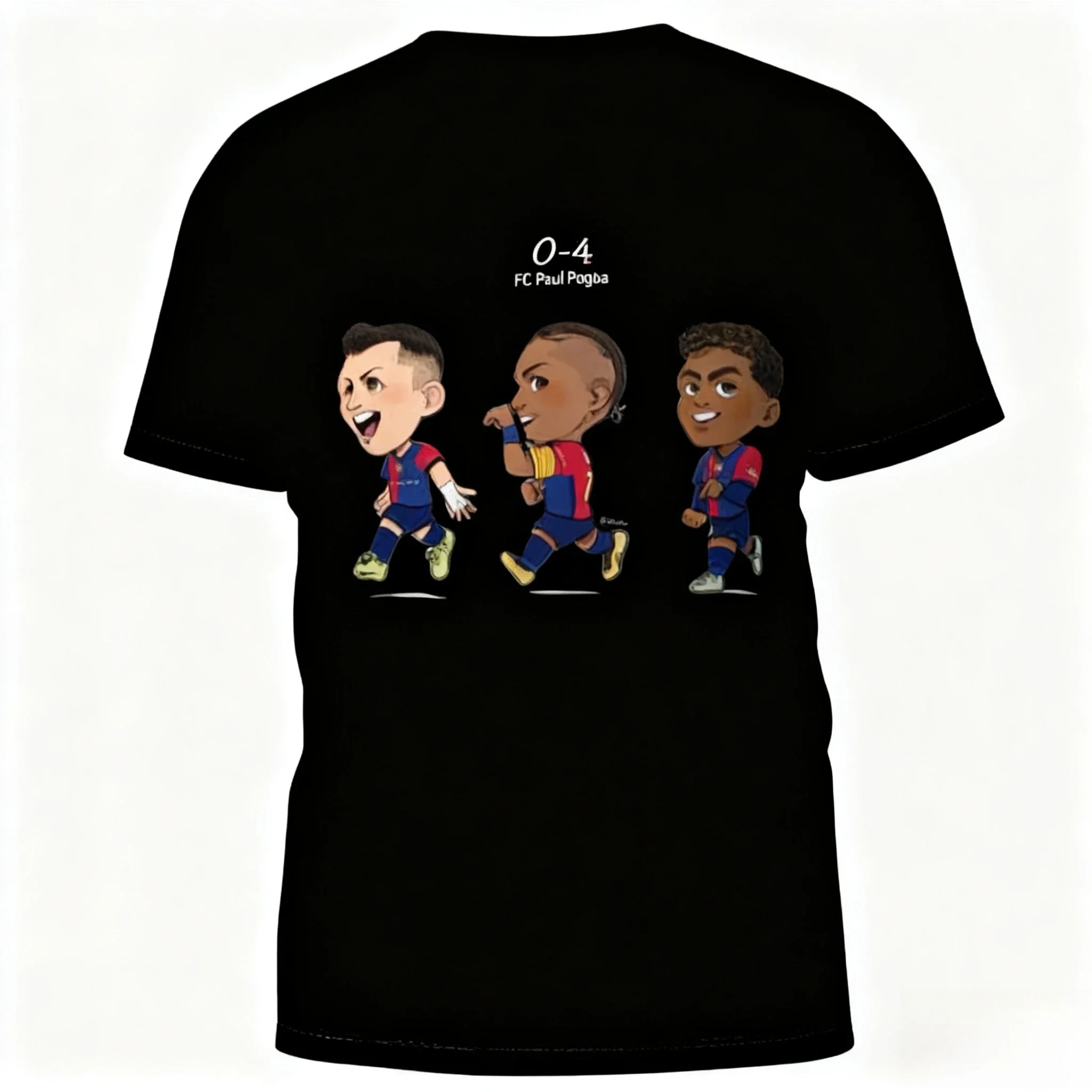 2025 جديد البوليستر قصيرة الأكمام ثلاثية الأبعاد مطبوعة برشلونة هجوم طباعة الرجال والنساء التجفيف السريع تنفس تي شيرت #1