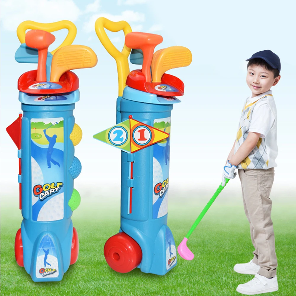 Mini Golf Club Toys Set Indoor Outdoor Kids Leisure Sports Practice Plastic UK