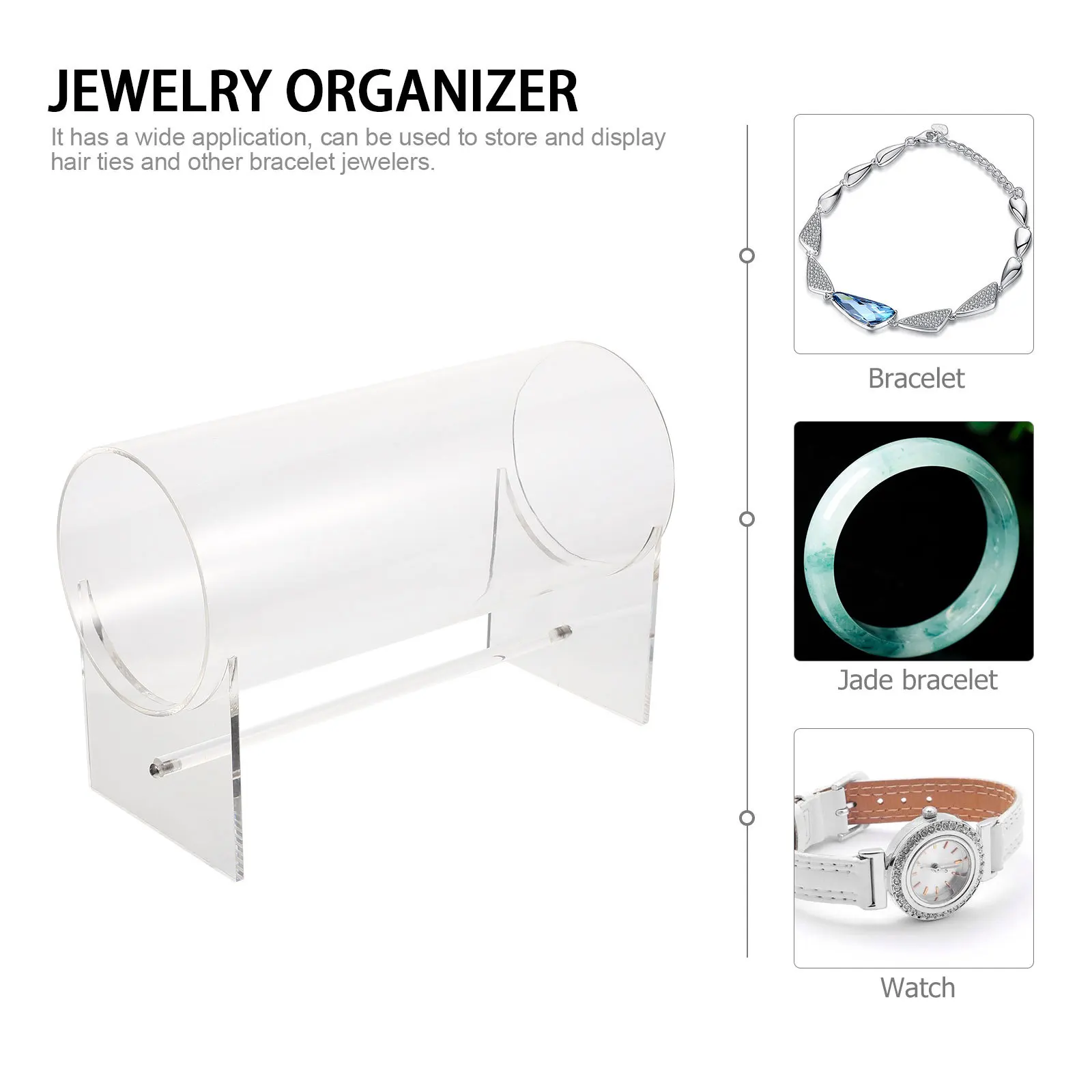 

Акриловая стойка для повязки на голову, дисплей для волос St ganizer, прозрачный держатель, резинка для волос, обручи для хранения головных уборов, кольцо, ювелирные аксессуары для волос