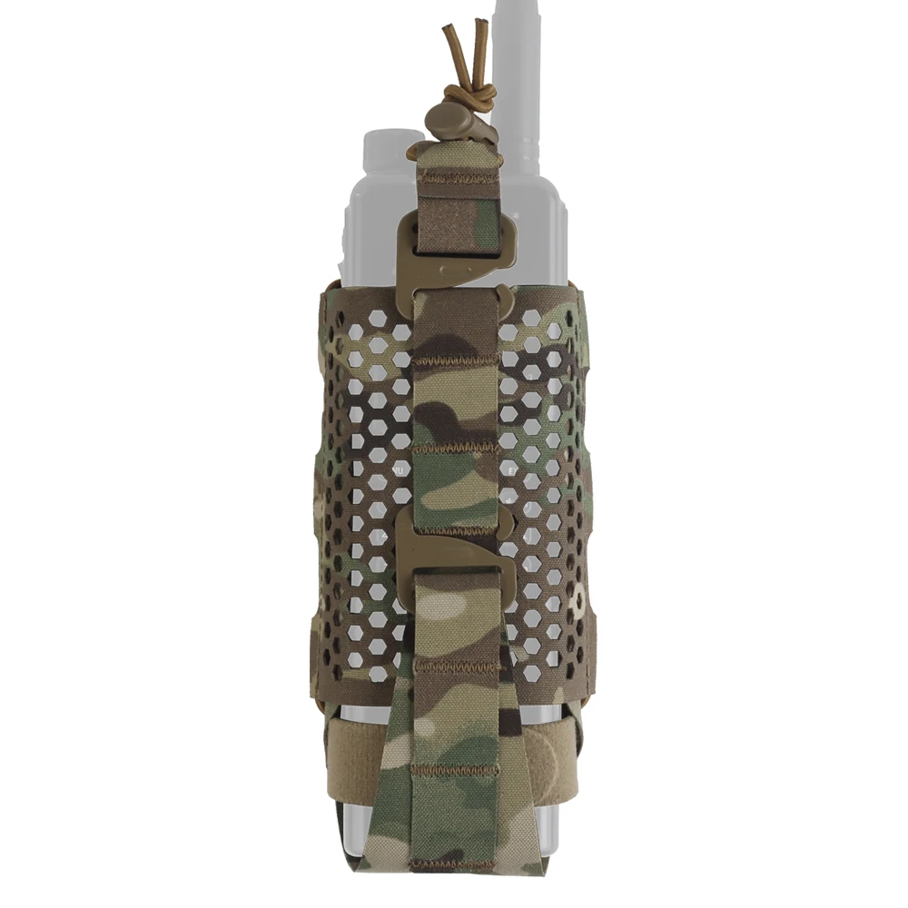 กระเป๋าใส่เครื่องส่งรับวิทยุ ARC Tactical สำหรับ MPU5 PRC163 152 148 พร้อมที่ใส่ PTT แบบยูนิเวอร์แซล ใช้ได้กับเสื้อกล้าม MOLLE สำหรับล่าสัตว์  กระเป๋าใส่เครื่องส่งรับวิทยุแบบพกพา