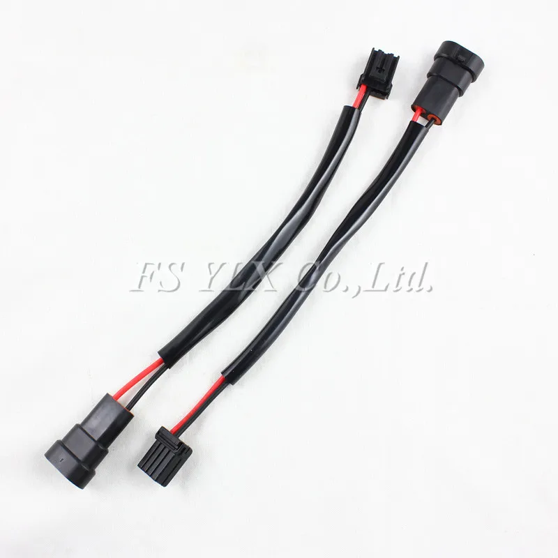 FSYLX 2x  For Mitsubishi D3S HID Xenon Bulb Replacement Power Cords Cables For Mitsubishi D3 HID Ballasts Adapter Plug