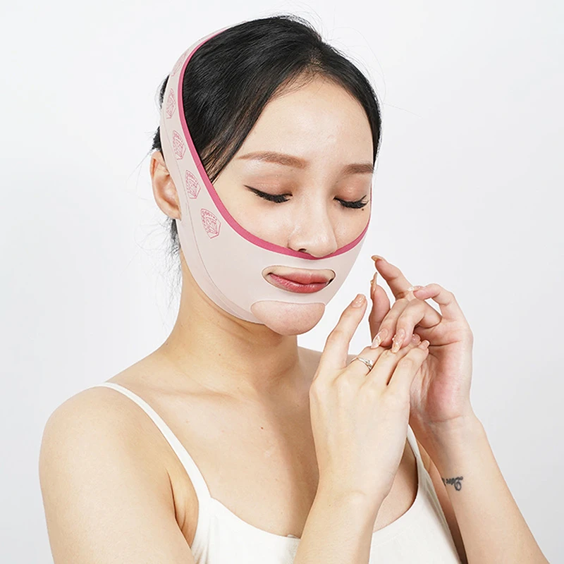 Bandage amincissant pour le ruisseau et les joues, forme en V, masque de levage de ligne en V, lifting du visage, bande anti-déformle, masque de couchage, beauté, santé