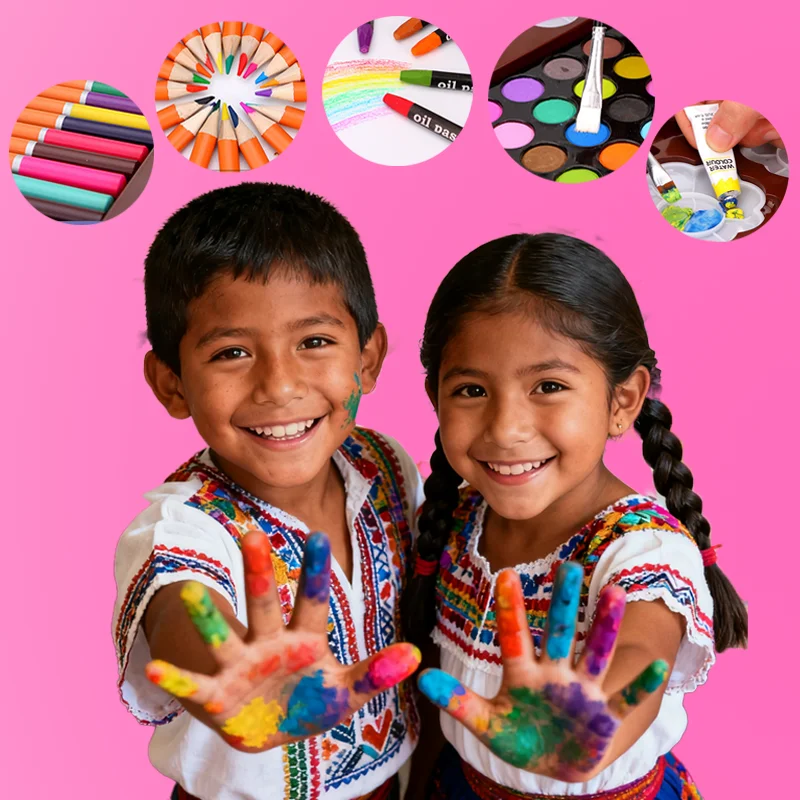 مجموعة Iruibo Art للأطفال 145 قطعة مع علبة يونيكورن مجموعة رسم كاملة مع أقلام رصاص ملونة وأقلام تلوين وألوان مائية وإكسسوارات هدية إبداعية #5